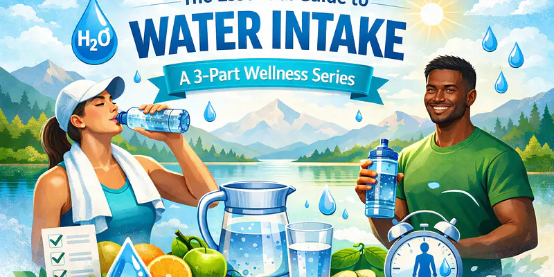 The Essential Guide to Water Intake- A 3-Part Wellness Series