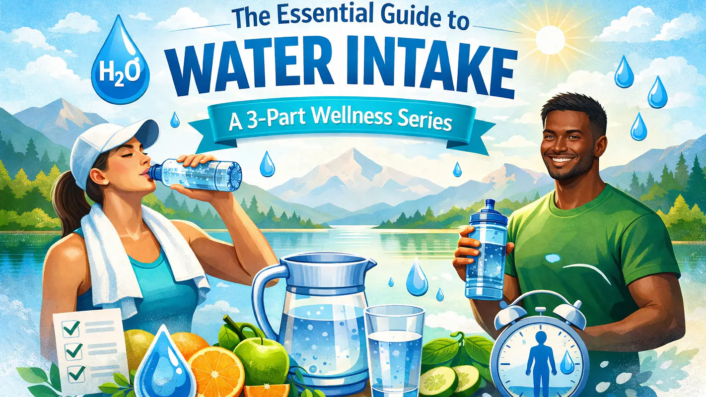 The Essential Guide to Water Intake- A 3-Part Wellness Series