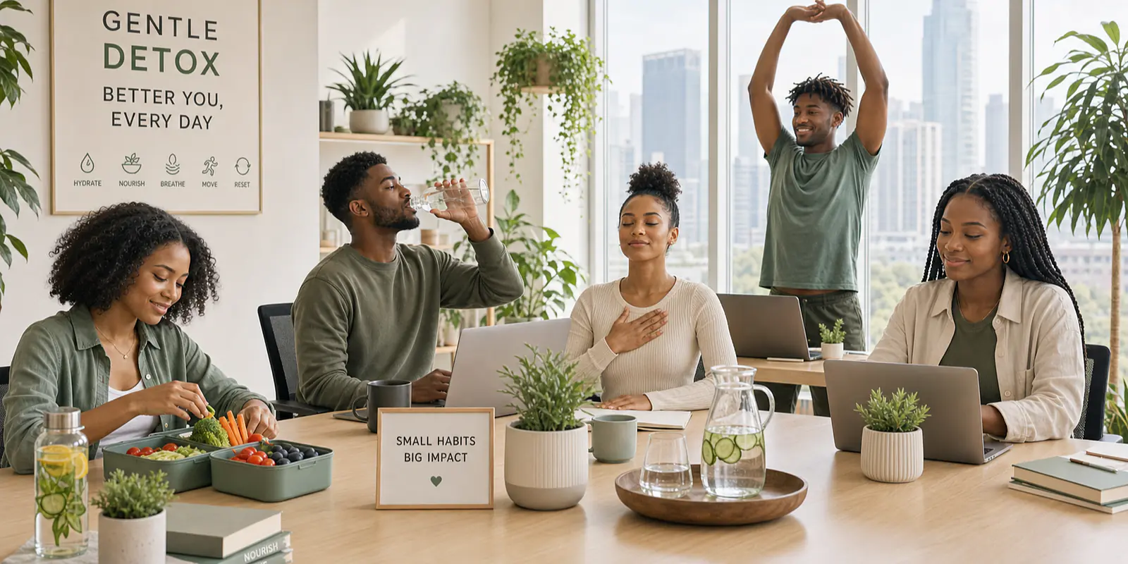  "Detoxing" but not the kind you're thinking of 